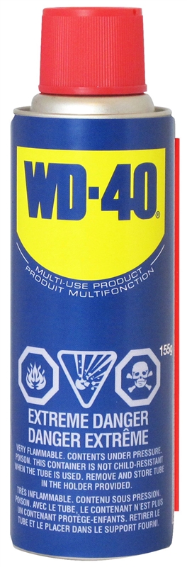 WD-40 dry lubricant