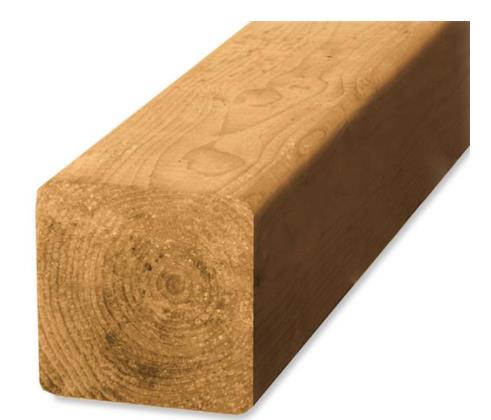 MicroPro Sienna 6 x 6 x 839 Pressure Treated Wood Post Suitable for Ground  Contact  The Home Depot Canada