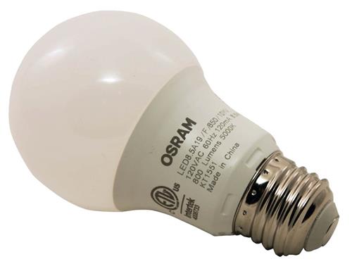 LED Bulb A19 8.5W Bright White 2PK Peel Hardware Supply